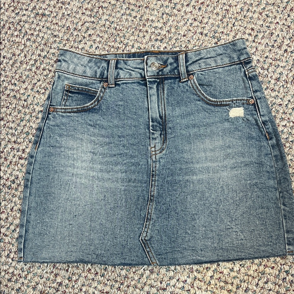 Blue Denim Skirt